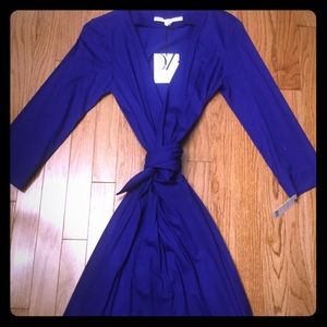 DVF Julian Two Mini Wrap Dress